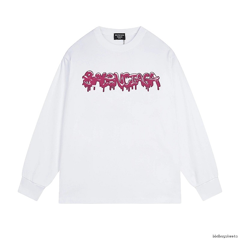 Balenciaga graffiti-style white T-shirt