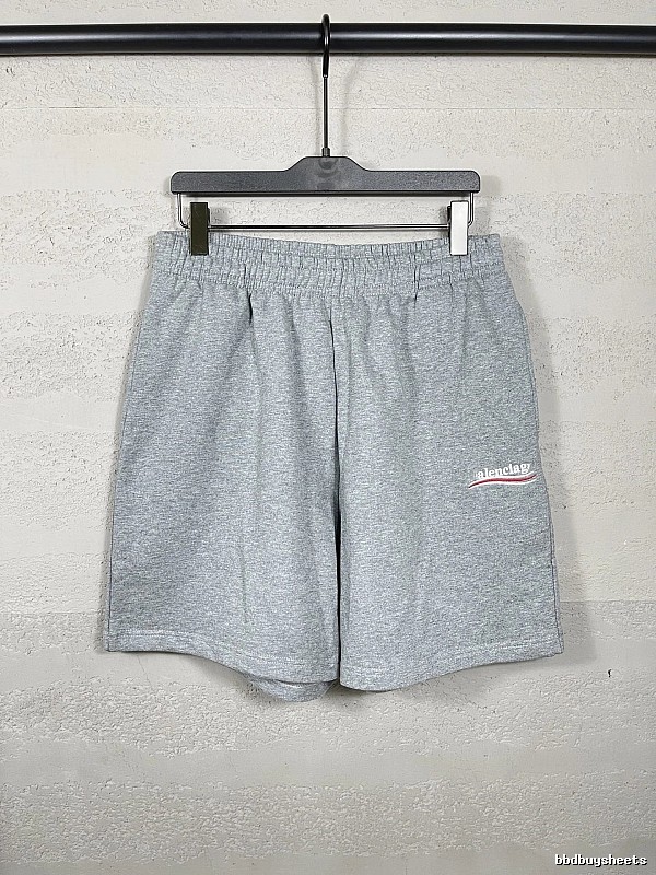 Balenciaga grey sports shorts