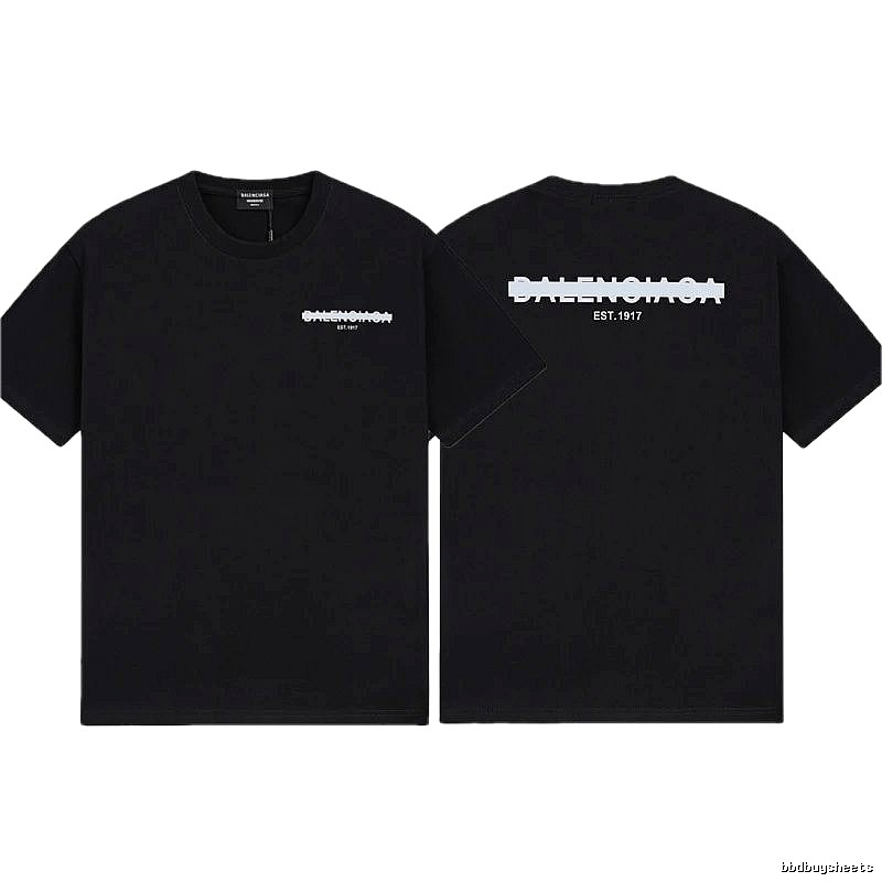 Balenciaga LOGO Printed Street Style Black T-shirt