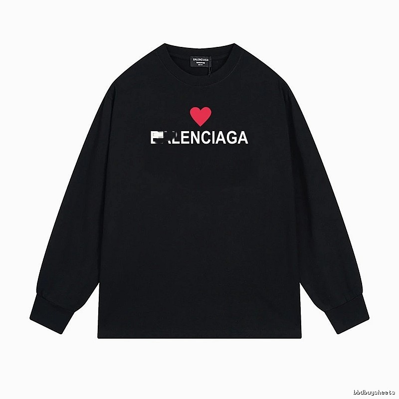 Balenciaga Love Simple Black T-shirt