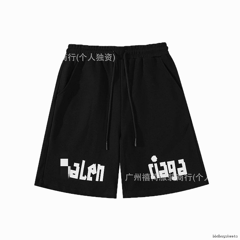 Balenciaga minimalist style black shorts