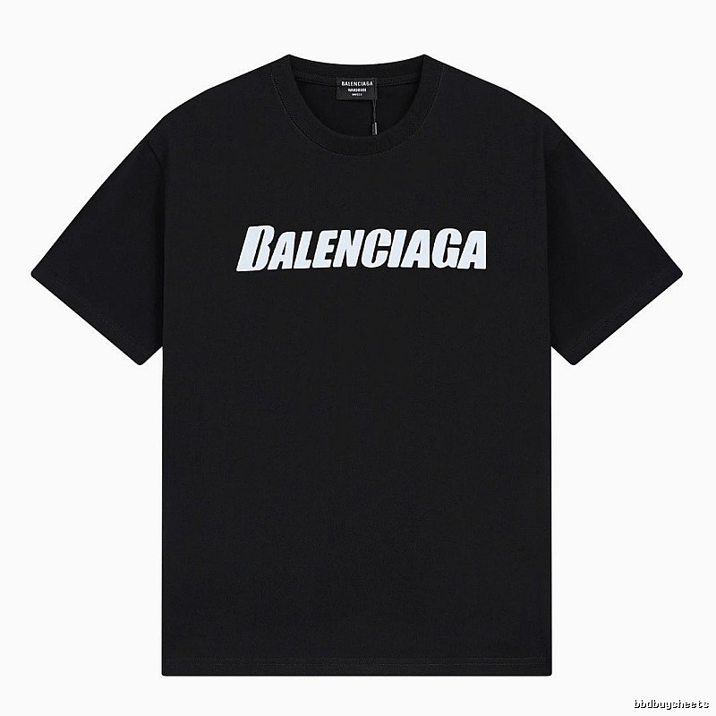 Balenciaga minimalist style black T-shirt