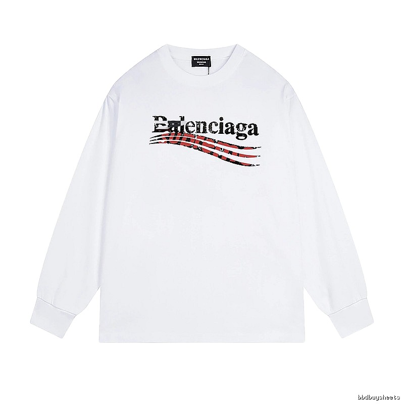 Balenciaga retro-style white T-shirt
