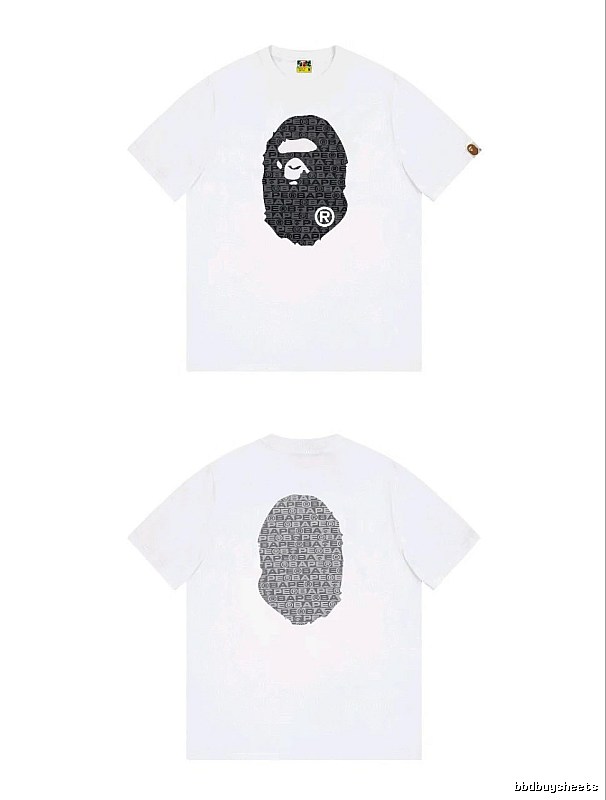 Bape Ape Head Simple White T-shirt