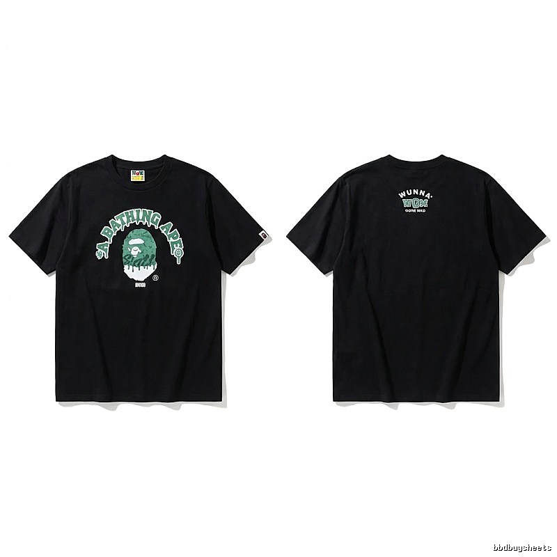 Bape Ape Head Trendy Black T-shirt