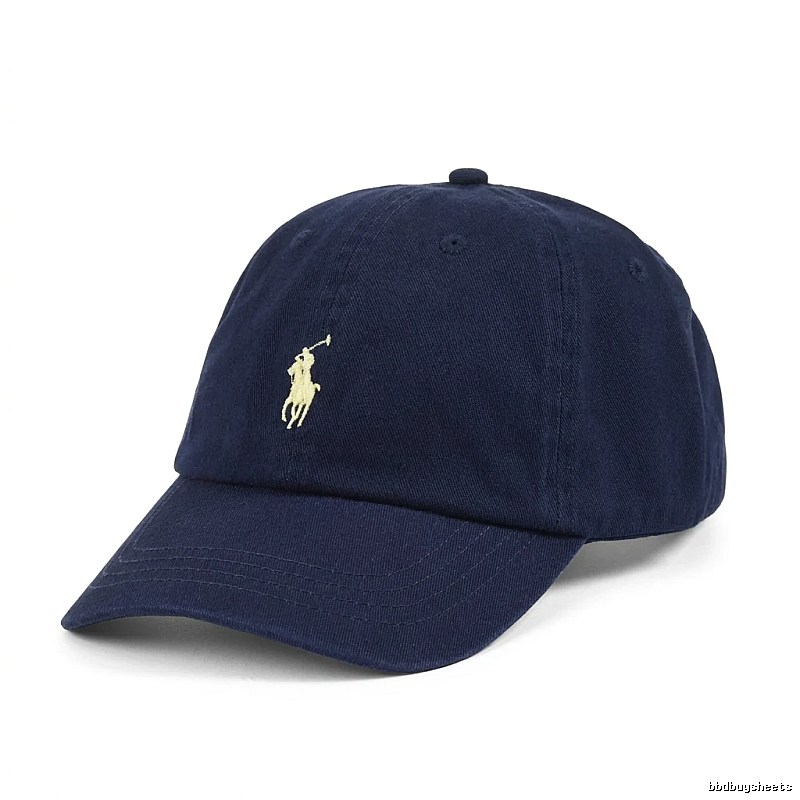 Basic dark blue baseball cap of Ralph Lauren