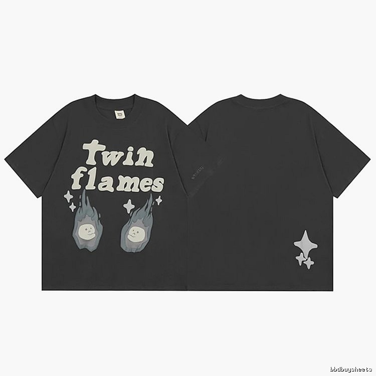 Broken Hearts Raised-Print Graphic Black Style Bpi01 Graphic T-Shirt City Outfit