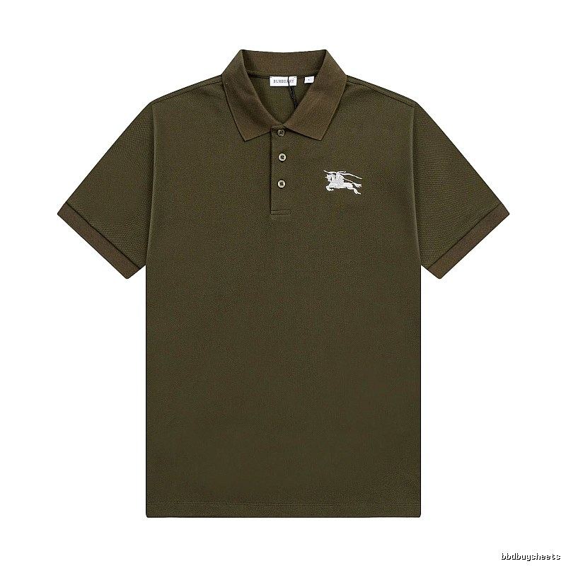 Burberry's retro-style polo shirt with the knight logo
