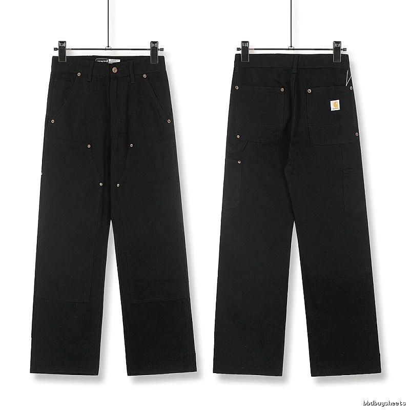 Carhartt workwear style black long trousers