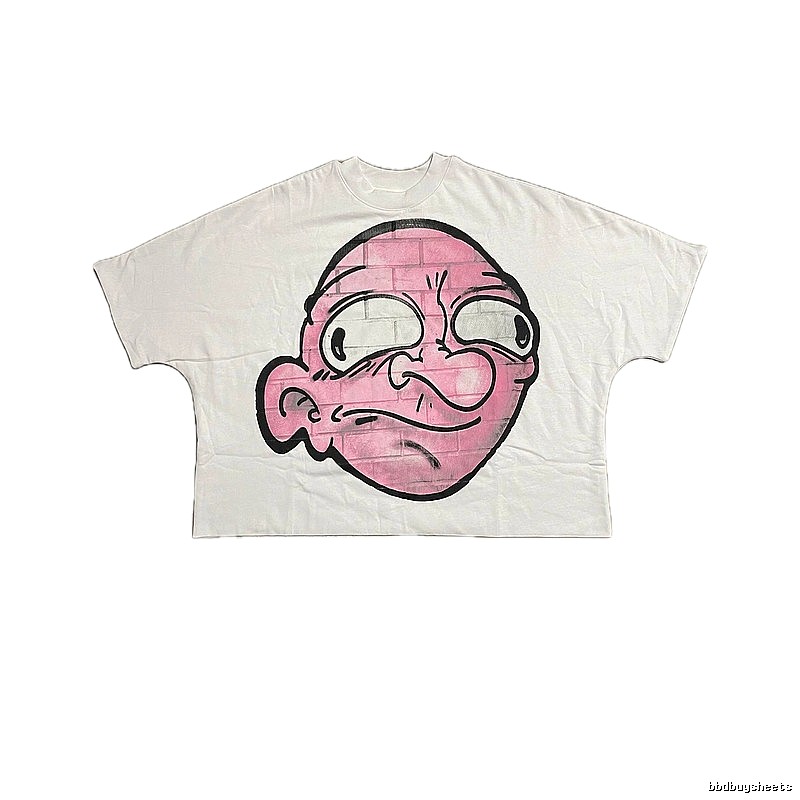 Cartoon-style white T-shirt for billionaires