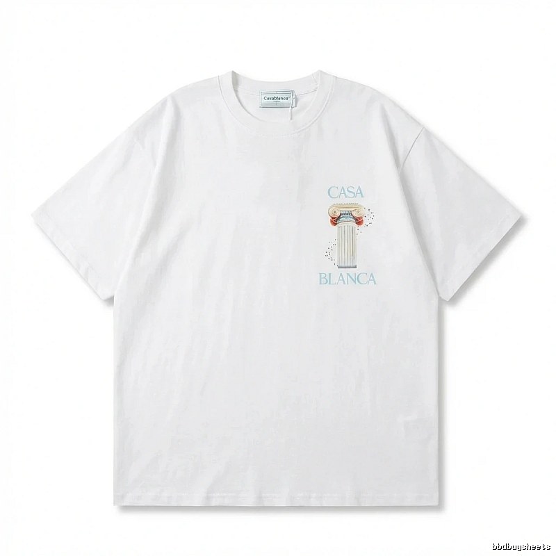 Casablanca Greek column style white T-shirt