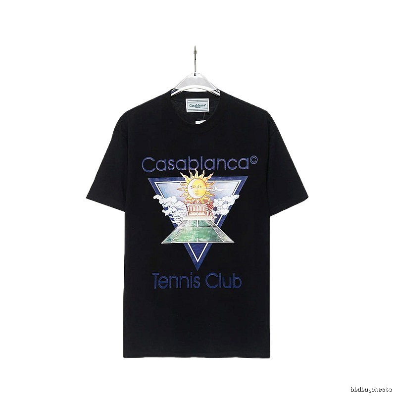 Casablanca retro style black T-shirt