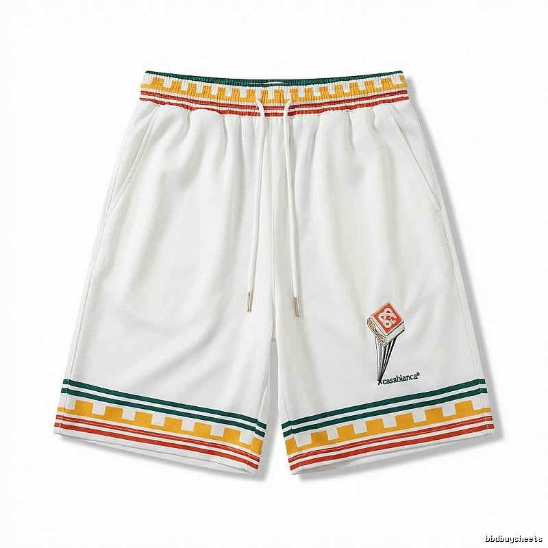 Casablanca retro style white shorts