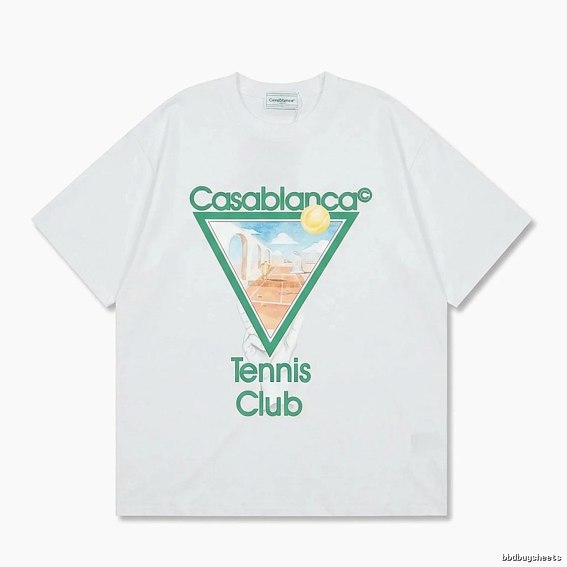 Casablanca Tennis Style White T-shirt