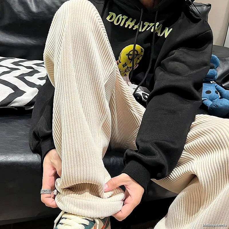 Casual Black casual pants Loose Black Streetwear for Streetwear Looks