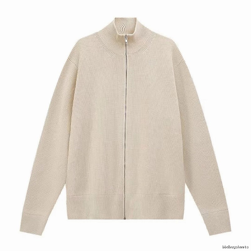 Casual Zip jacket Black Minimalist Full for Streetwear Looks