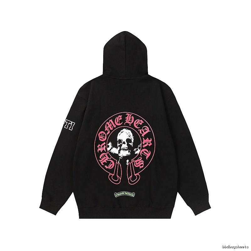 Chrome Hearts 2089-81 Black Cross Graphic Hoodie Coffee Run