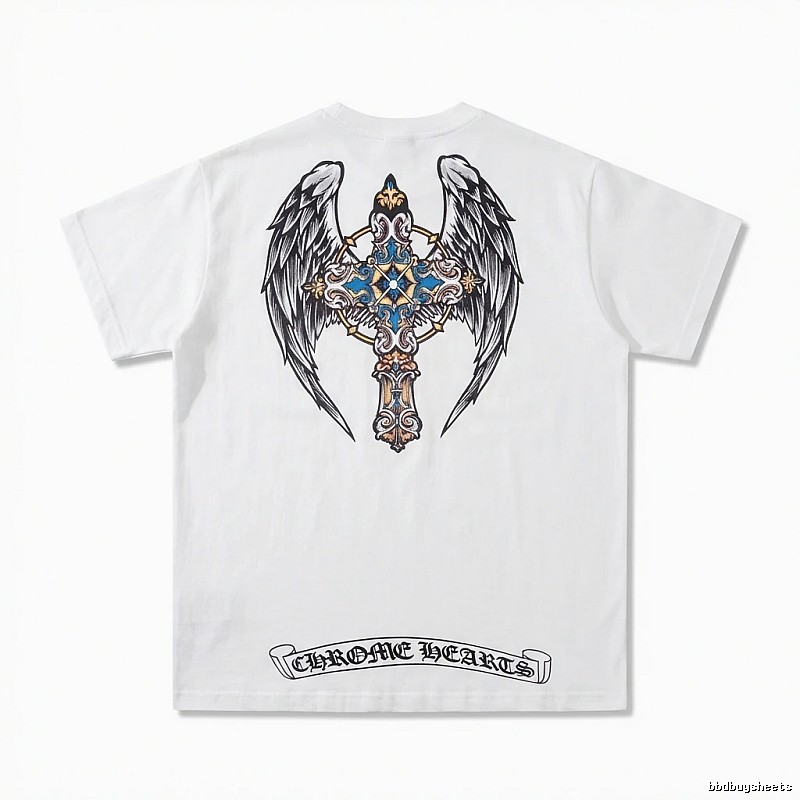 Chrome Hearts Angel Cross White T-shirt