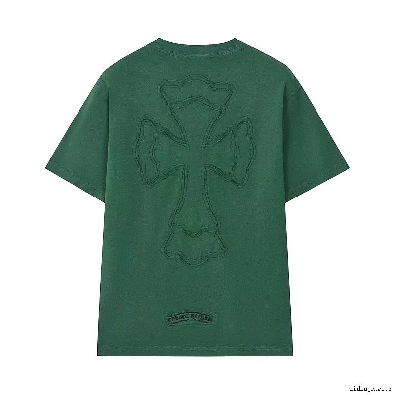 Chrome Hearts Cross High Street Style Green Short-sleeve T-shirt