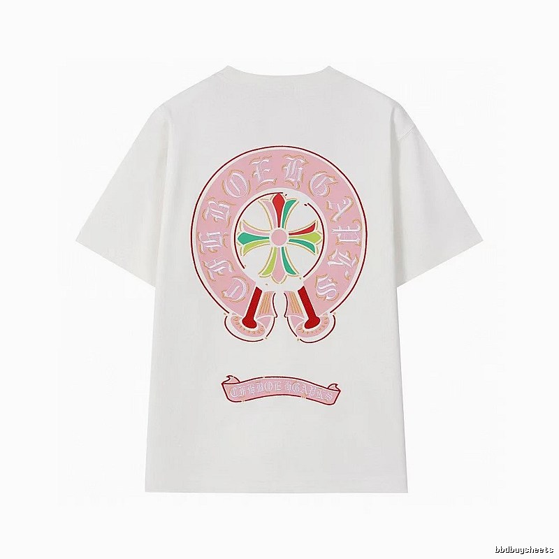 Chrome Hearts Cross Print Street Style Off-white T-Shirt