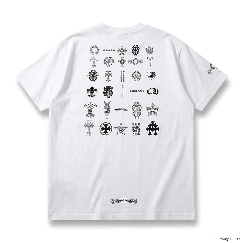 Chrome Hearts Dark Style White T-shirt