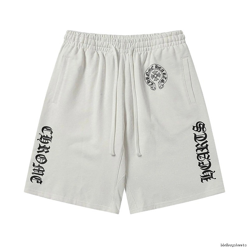 Chrome Hearts trendy and cool white shorts