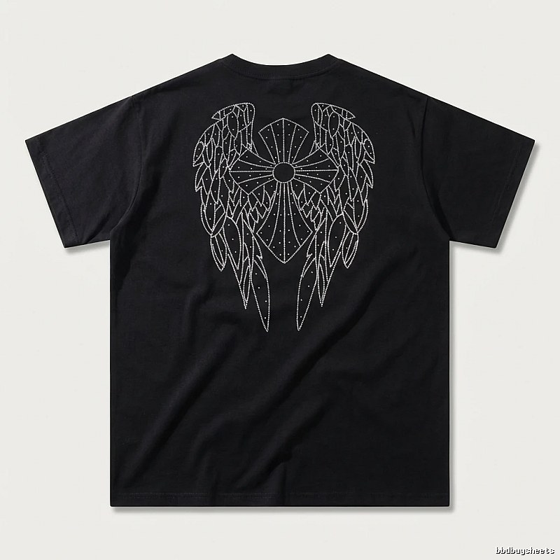 Chrome Hearts Wings Dark Style T-shirt