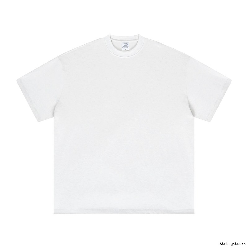 Classic Plain white T-shirt Minimal White Short for Daily Styling