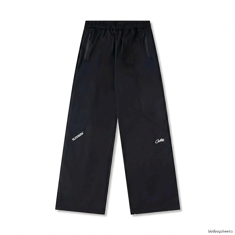 Corteiz Elite Series Trendy and Cool Style Black Long Pants