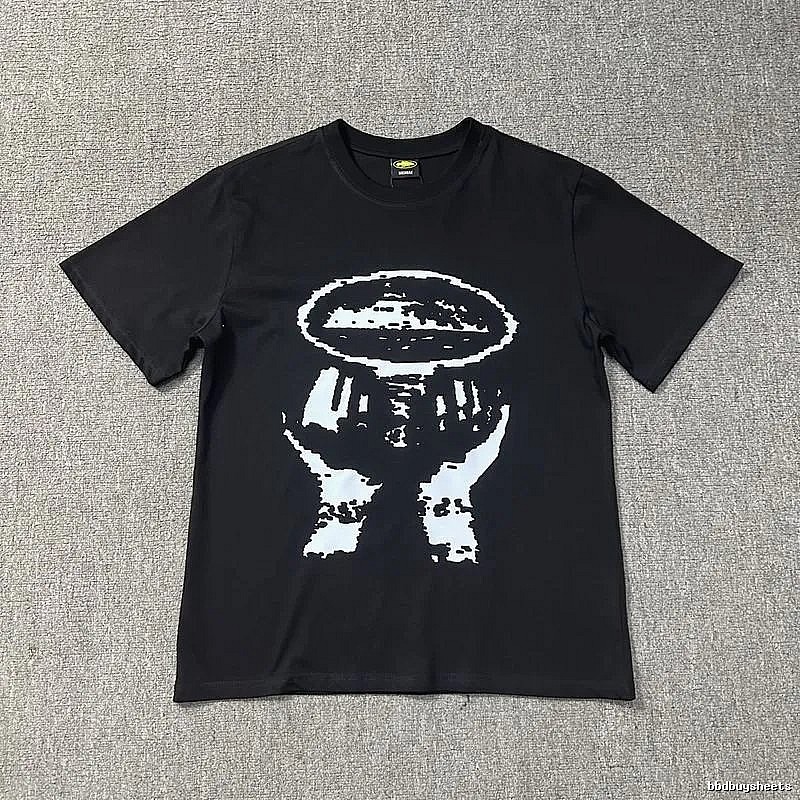 Corteiz Resort Logo T-shirt Black Corteiz for Travel Looks