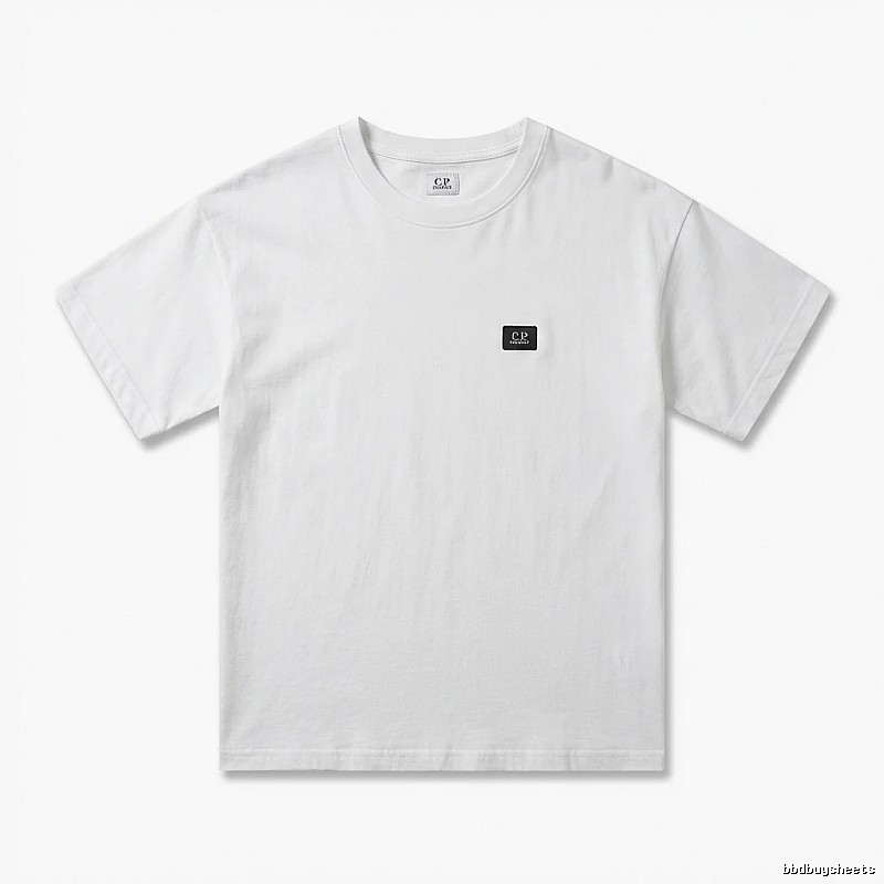 C.P. Basic Style Simple White T-shirt