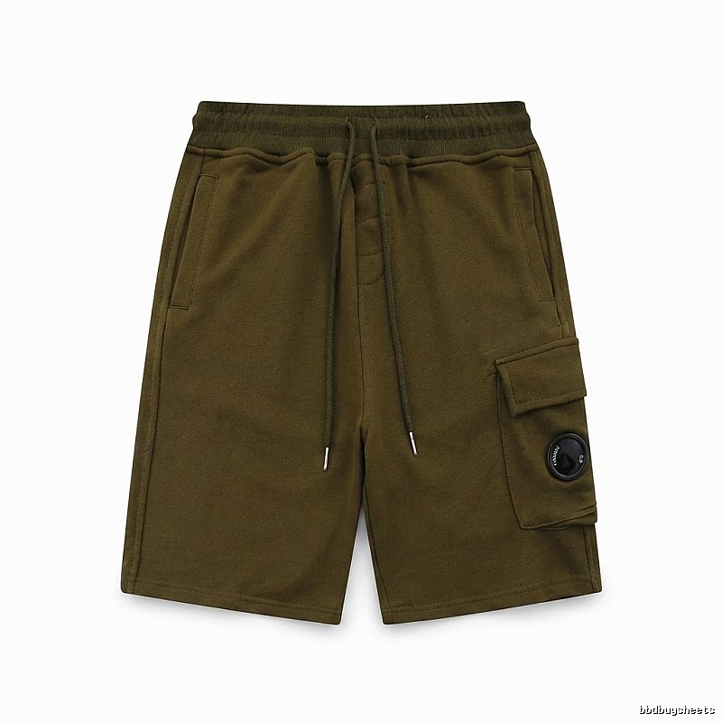 C.P. Company olive work-style shorts