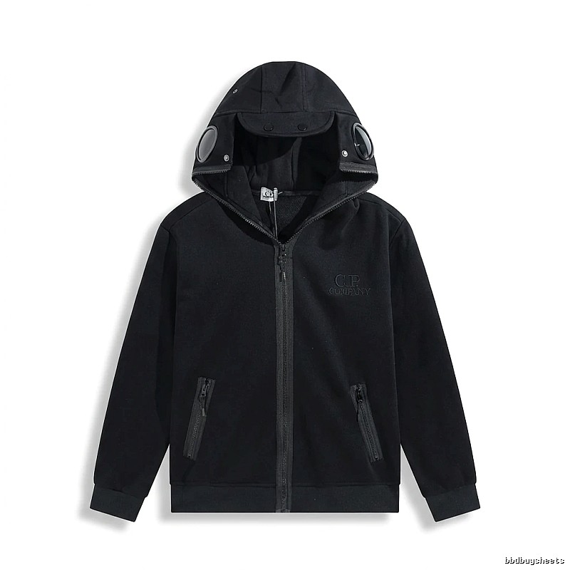 C.P. Functional Style Black Hoodie
