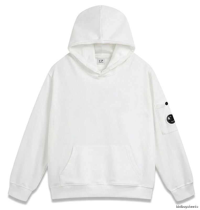 C.P. minimalist style white hoodie