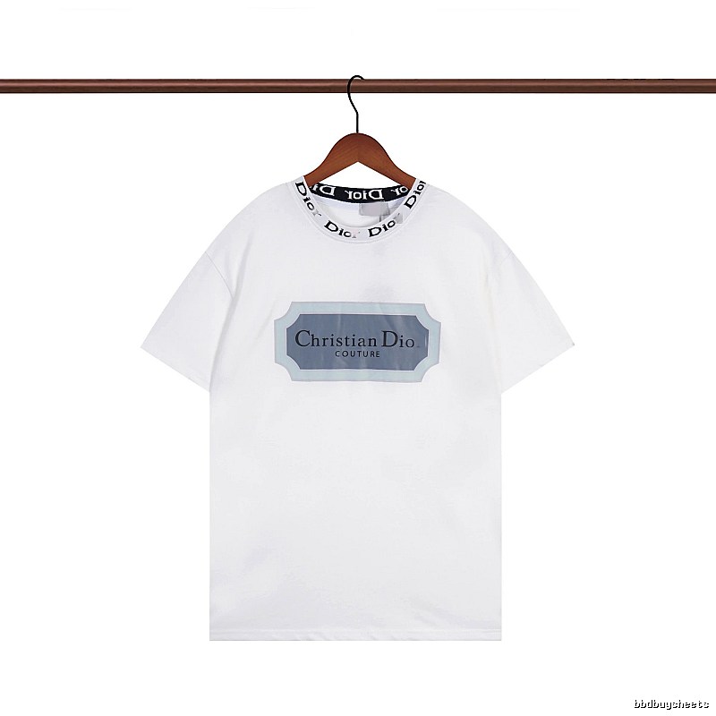Dior Couture Minimalist Style White Short-sleeve T-shirt