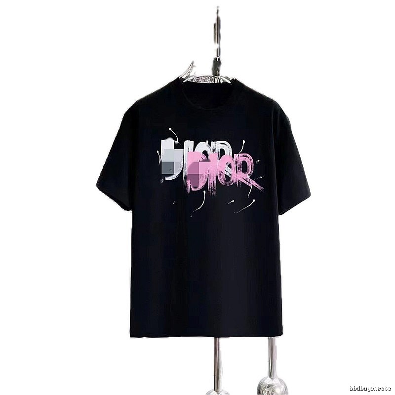 Dior Graffiti Trend Black Short-sleeve T-shirt