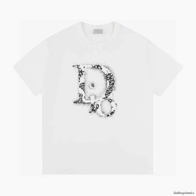Dior Minimalist Monogram White Short-sleeved T-shirt