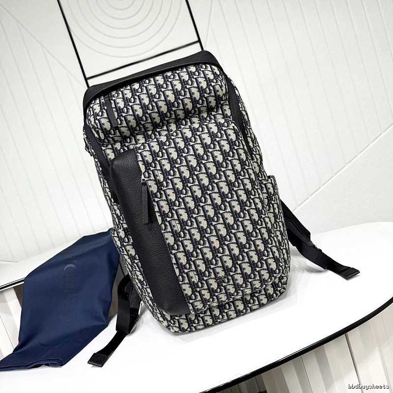 Dior Oblique backpack Blue Travel