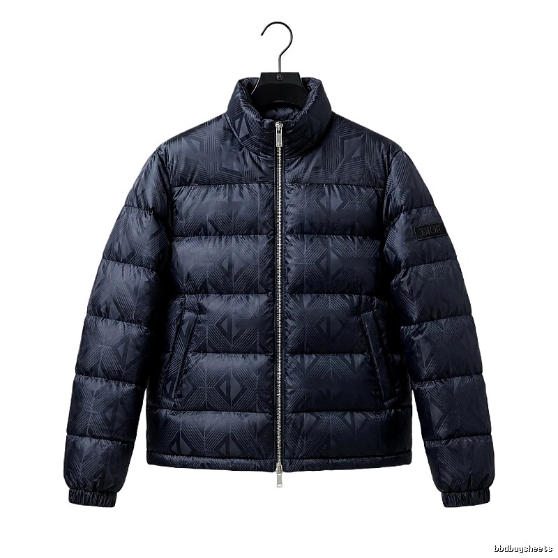 Dior quilted black down jacket
