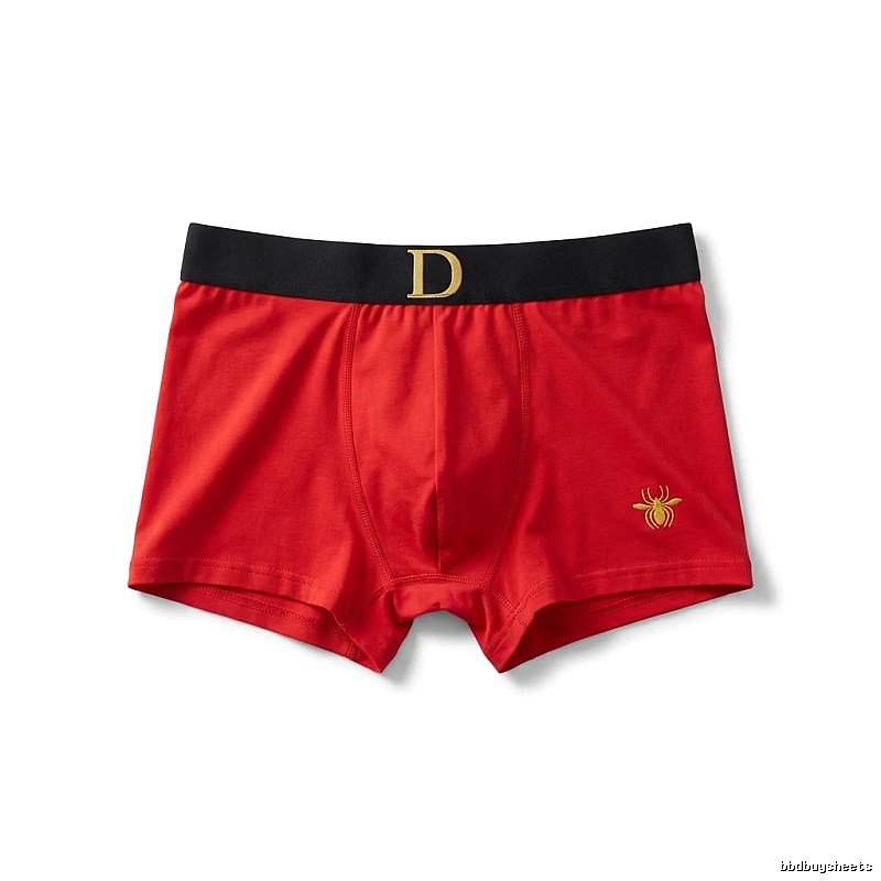 Dior red trendy brand boxer shorts.