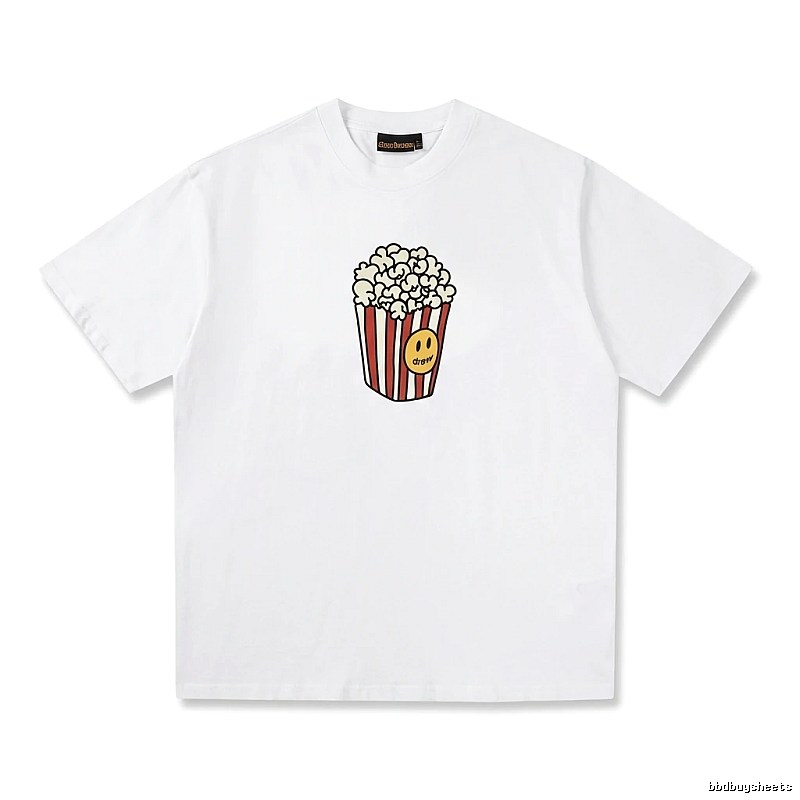 DREW Popcorn Print White T-shirt