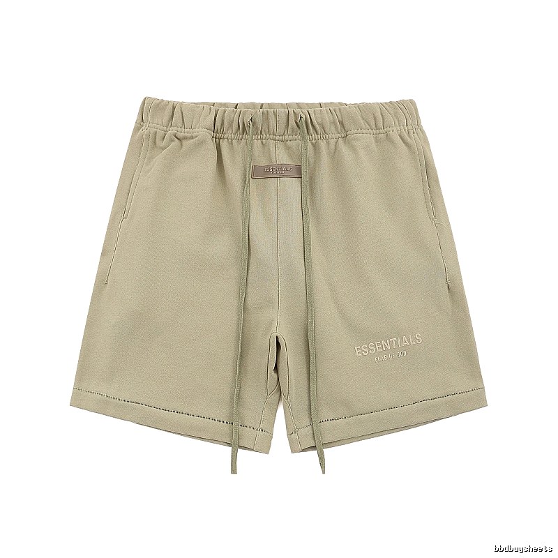 ESSENTIALS Basic Khaki Shorts