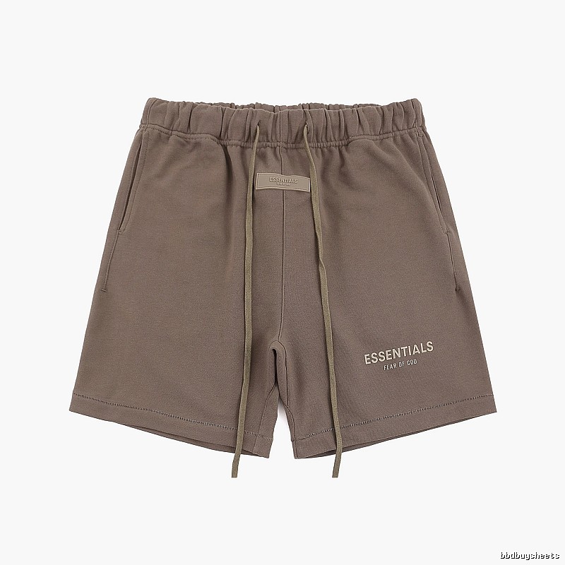 ESSENTIALS Basic Khaki Shorts