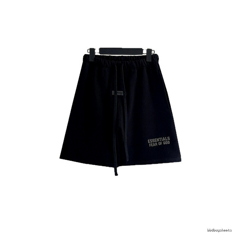 ESSENTIALS casual style black shorts