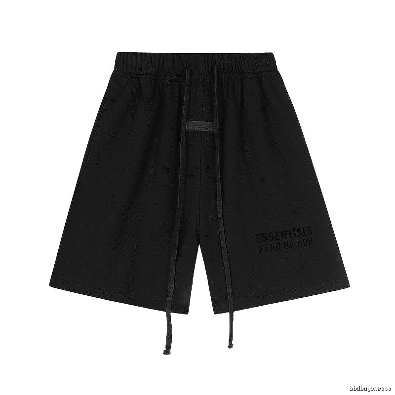ESSENTIALS minimalist style black shorts