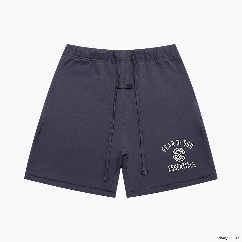 ESSENTIALS minimalist style dark blue shorts