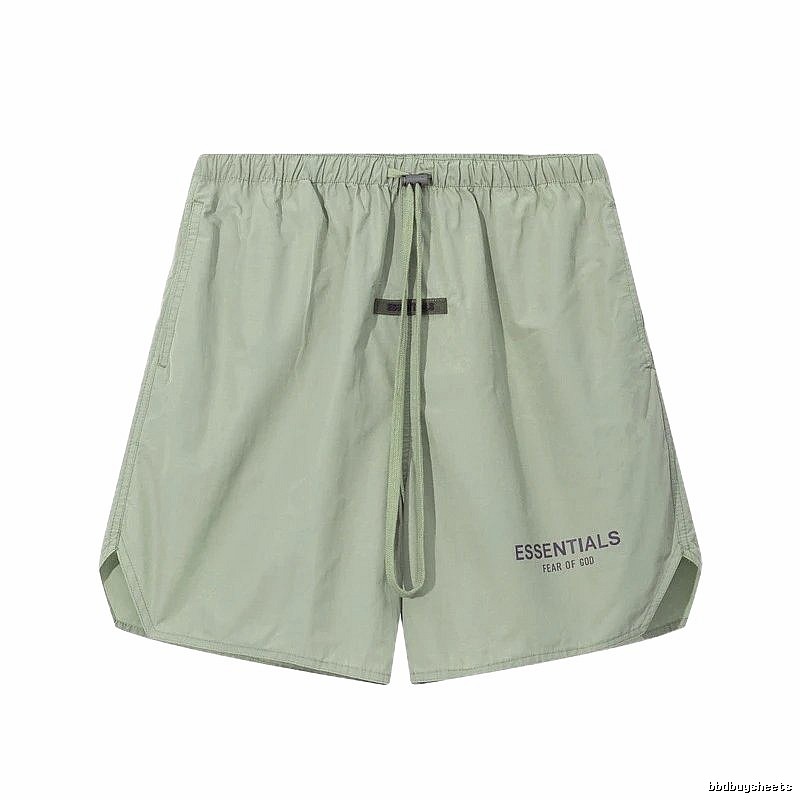 ESSENTIALS minimalist style light green shorts