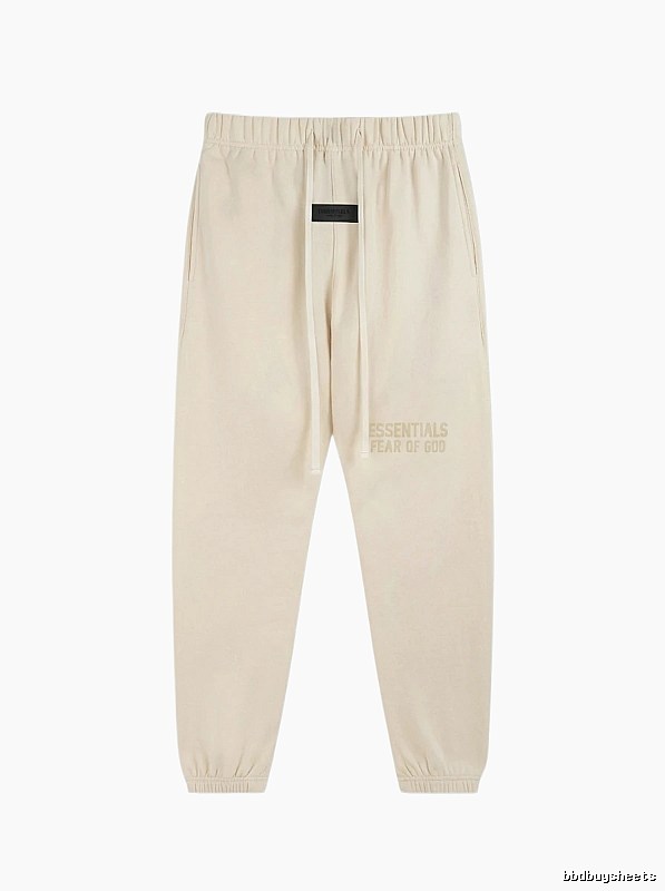 ESSENTIALS minimalist style off-white sweatpants