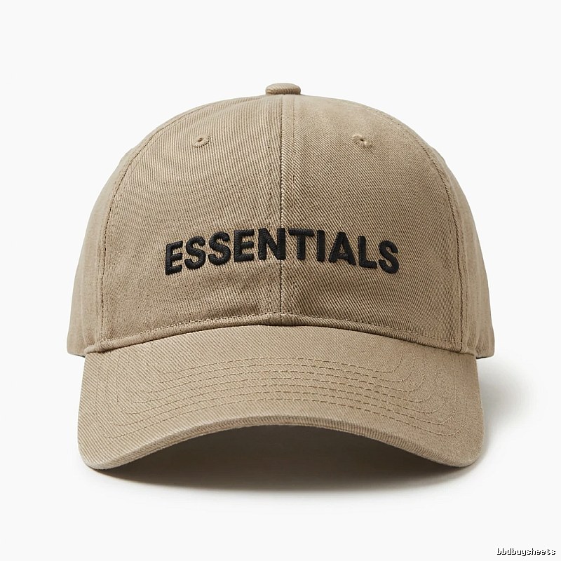 ESSENTIALS Simple Style Khaki Hat