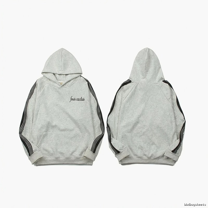 ESSENTIALS Trendy and Simple Style Grey Hoodie